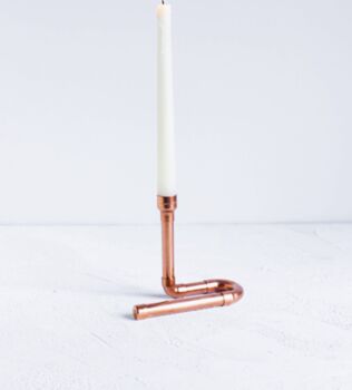 Solid Copper Candle Holder, 2 of 6