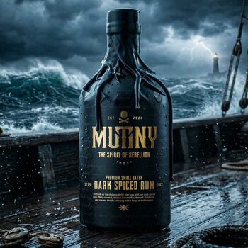Mutiny Dark Spiced Rum™ The Midnight Tempest | 70cl, 37.Five%, 3 of 3