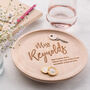 Personalised Thank You Teacher Wooden Trinket Tray, thumbnail 2 of 5