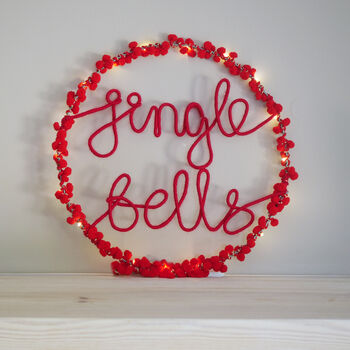 Jingle Bells Wreath Light, 4 of 11