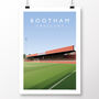 York City Bootham Crescent Poster, thumbnail 2 of 7