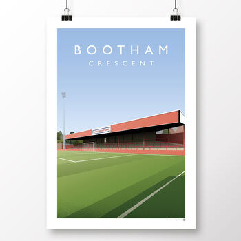 York City Bootham Crescent Poster, 2 of 7