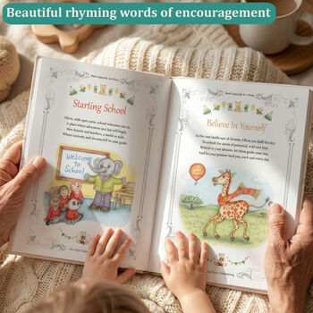 Christening Gift Personalised Book Words Of Wisdom, 5 of 12