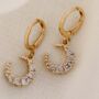Moonglade Huggie Hoop Earrings, thumbnail 2 of 9