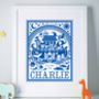 Personalised Noah's Ark Print Or Wooden Plaque, thumbnail 2 of 7
