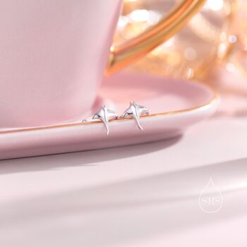 Sterling Silver Piercing Free Manta Ray Ear Cuff, 5 of 12