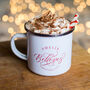 Believes Christmas Personalised Enamel Mug, thumbnail 2 of 2