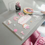 Personalised Fairy Unicorn Theme Acrylic Placemat, thumbnail 3 of 3