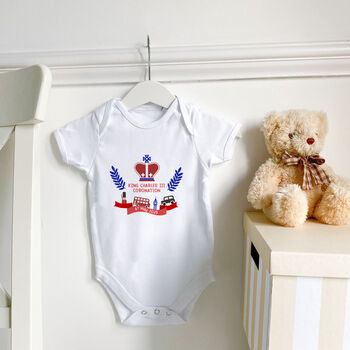 Hm King Charles Coronation T Shirt / Kids Baby Toddler, 5 of 6