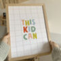 This Kid Can Children's Print, thumbnail 1 of 3