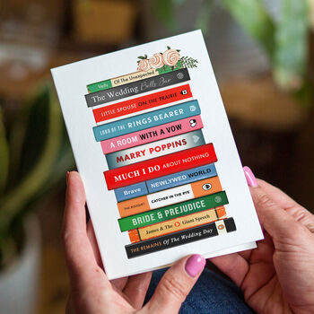 Funny Literary Wedding Card, 2 of 5