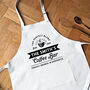 Personalised Barista Apron Coffee Lover Gifts, thumbnail 2 of 3
