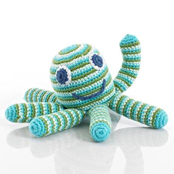 Handmade Octopus Green Fair Trade Toy, 4 of 4