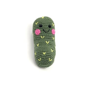 Handmade Pickle Fair Trade Toy, 4 of 4