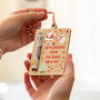 Personalised Christmas Money Gift Holder Santa And Snowman, thumbnail 6 of 6