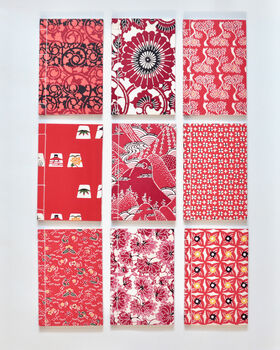 Japanese Washi Notepad Reds, 3 of 6