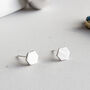 Sterling Silver Hexagon Shape Earrings In A Gift Box, thumbnail 4 of 7