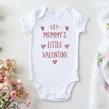 Personalised Valentines Baby Vest, 2 of 2