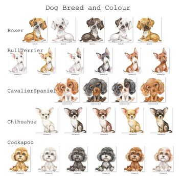 Personalised Magnetic Bookmark Chose Your Pet Dog, 3 of 10