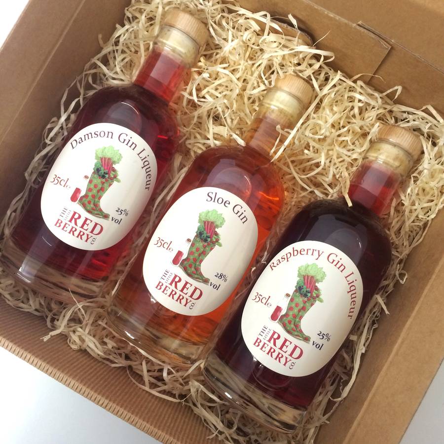 Gin Gift Box By The Little Red Berry Co ...