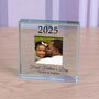 Personalised 'First Father's Day' Photo Glass Token, thumbnail 2 of 2