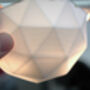 Set Of Four Geometric Faceted Fine China Bowls, thumbnail 2 of 5