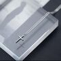 Sterling Silver Cross Pendant Necklace, thumbnail 2 of 4
