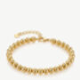Women's Ball Chain Bracelet In 18k Gold, thumbnail 5 of 8