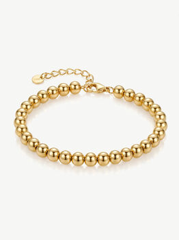 Women's Ball Chain Bracelet In 18k Gold, 5 of 8