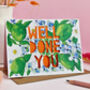 'Well Done You' Paper Cut Card, thumbnail 1 of 7