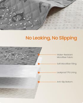 Dog Blanket Sofa Couch Cover Washable Pet Throw, 3 of 5