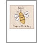 Personalised Bumble Bee Birthday Card For Her Or Him, thumbnail 2 of 12