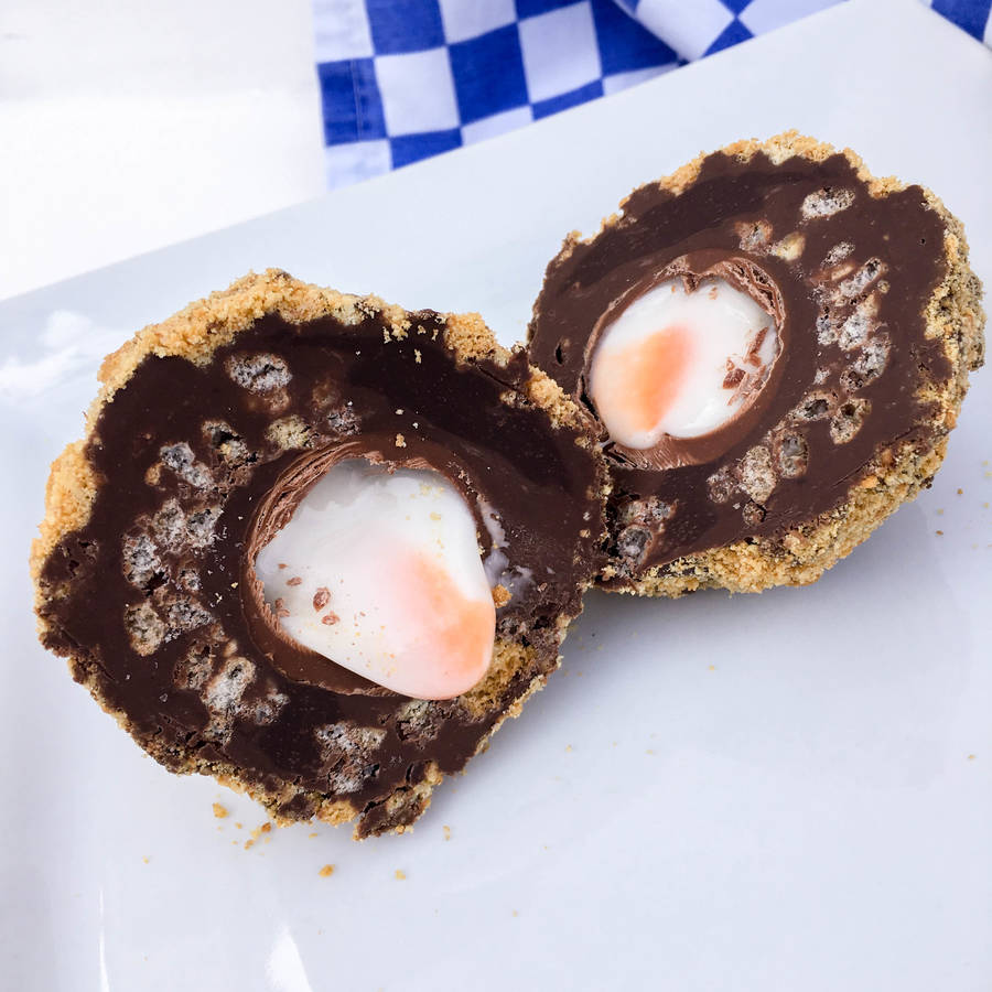 chocolate scotch egg by sweet trees