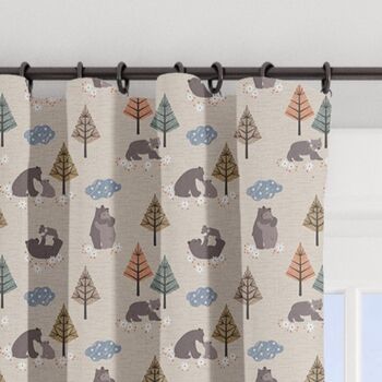 Bear Hug Blackout Lined Curtains, 2 of 4