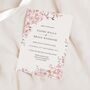 Cherry Blossom Wedding Invitations, thumbnail 1 of 4