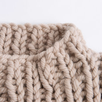 Ribbed Sweater Vest Easy Knitting Kit, 6 of 10