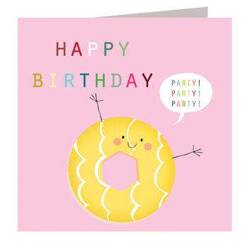 Party Ring Birthday Card, 2 of 5