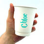 Paper Cups With Names Personalised Kids Birthday Party Drinkware, thumbnail 8 of 12