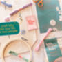 Learn To Sew Your Own Embroidered Flowers Kit Stick And Stitch, thumbnail 8 of 8