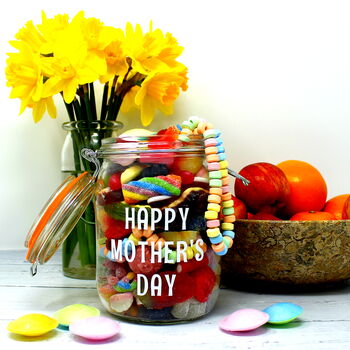Mother's Day Personalised Retro Sweets Jar, 4 of 4