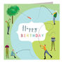 Fishing Happy Birthday Card, thumbnail 2 of 3