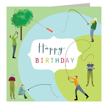 Fishing Happy Birthday Card, 2 of 3