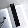 Handmade Personalised Fringe Leather Bookmark, thumbnail 1 of 5