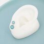 Sterling Silver 6mm Amazonite Stud Earrings, thumbnail 5 of 12