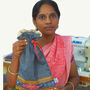 Large Sari Gift Bag With Drawstring, Reusable Pouch, thumbnail 3 of 9