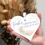 Pampas And Dried Foliage Friendship Heart Wall Hanging, thumbnail 1 of 5