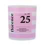 Personalised Pastel Stripe Scented Natural Wax Candle, thumbnail 4 of 9