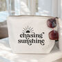 Chasing Sunshine Canvas Pouch, thumbnail 2 of 2