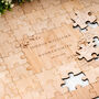 Wooden Wedding Puzzle Guestbook Alternative, thumbnail 8 of 10