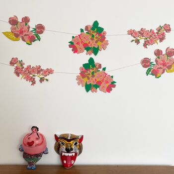 Blossom Recycled Paper Garland, 2 of 5
